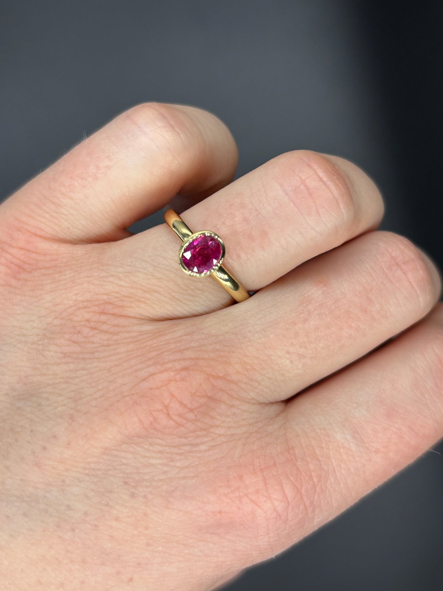 Pink Ruby Ring