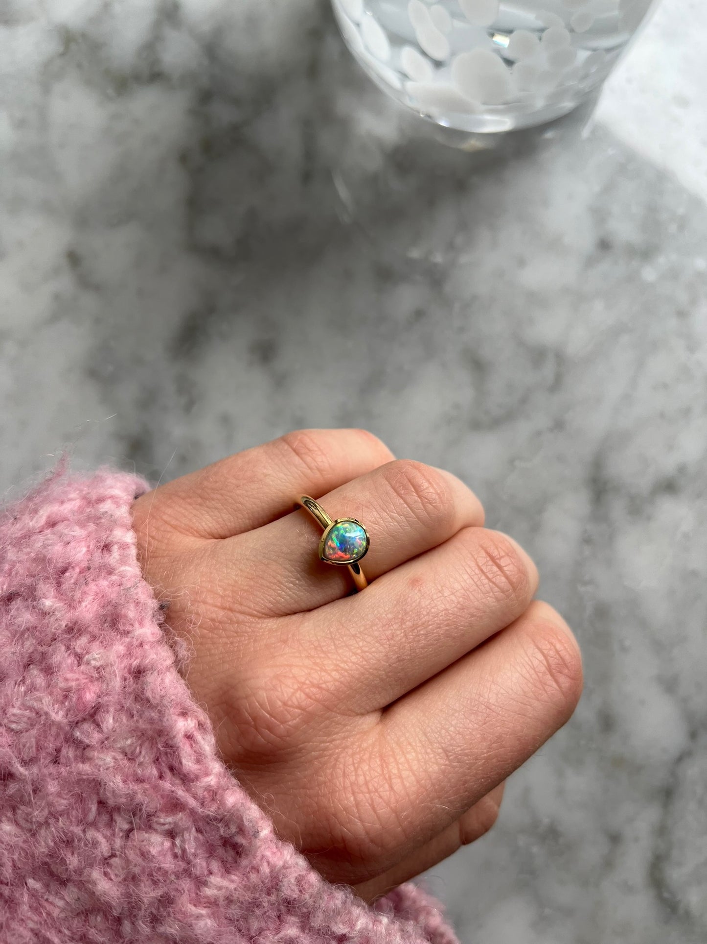 Crystalopal Ring