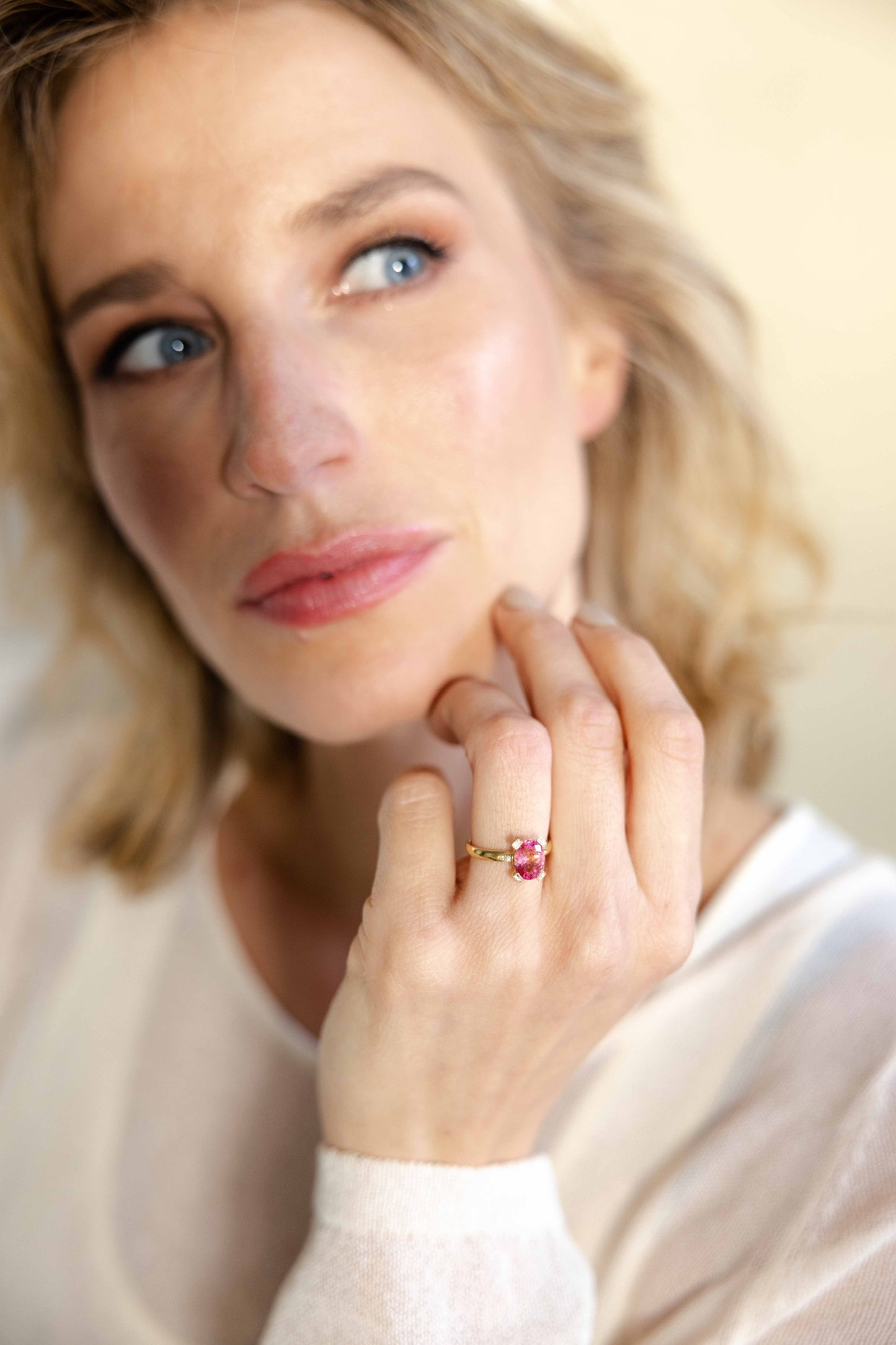 Pink Turmaline Ring